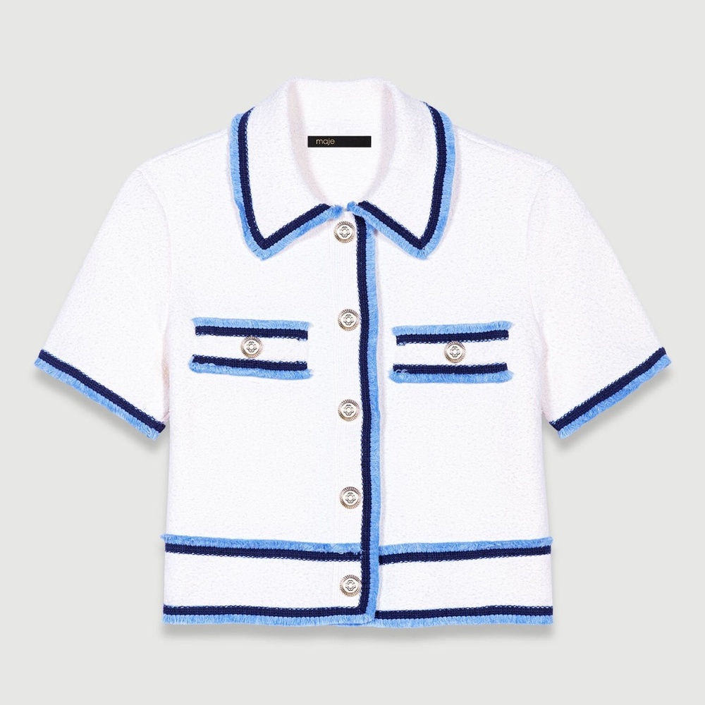 BNWT Maje Terry knit cardigan - size 2